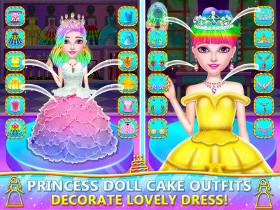 اسکرین شات برنامه Princess Cake Cooking Games 3