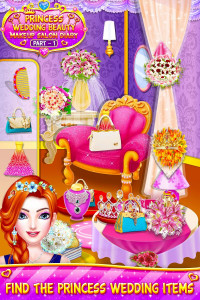 اسکرین شات برنامه Princess Wedding Dress Up Game 3