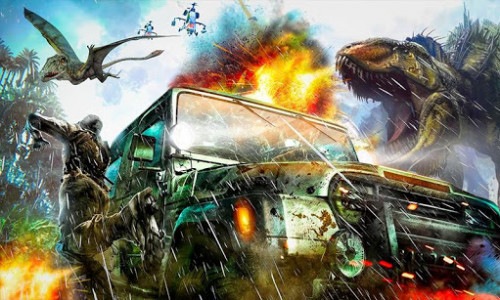 اسکرین شات بازی Monster Dinosaur Hunting World 18 - FPS Action 3D 1