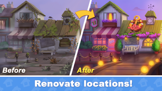 اسکرین شات بازی Town Blast: Restore & Decorate the Town! Puzzles 1