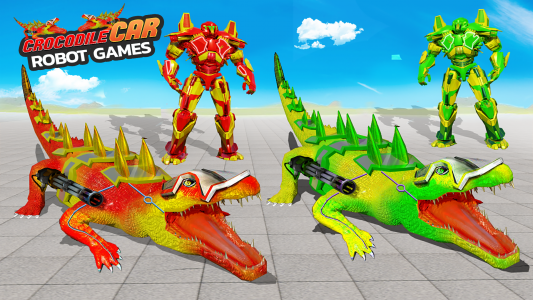 اسکرین شات بازی Robot Game Transform Crocodile 6