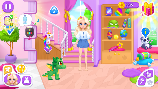 اسکرین شات 7 بازی Princess girl paper House game