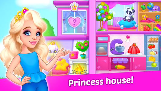 اسکرین شات بازی Princess girl paper House game 1