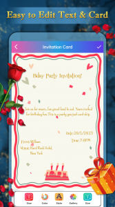 اسکرین شات برنامه Invitation Card Maker - RSVP 6