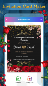 اسکرین شات برنامه Invitation Card Maker - RSVP 3