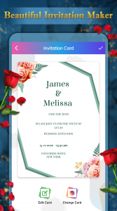 اسکرین شات برنامه Invitation Card Maker - RSVP 4