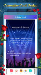 اسکرین شات برنامه Invitation Card Maker - RSVP 7