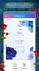 اسکرین شات 2 برنامه Invitation Card Maker - RSVP