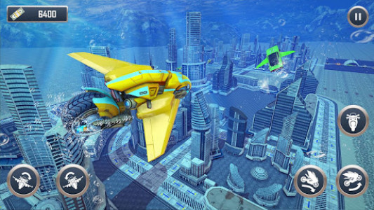 اسکرین شات برنامه Underwater Racing Motorbike Flying Stunts 3