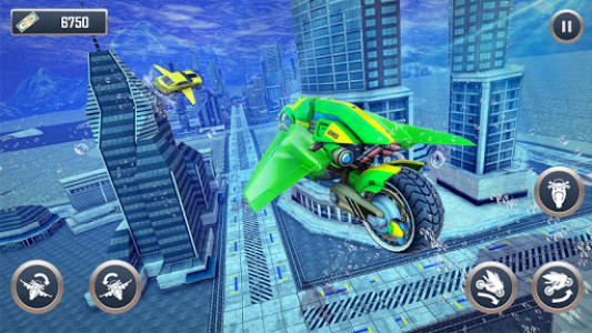 اسکرین شات برنامه Underwater Racing Motorbike Flying Stunts 6