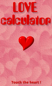 اسکرین شات برنامه Love Calculator 1