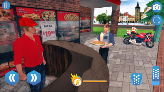 اسکرین شات برنامه Big Pizza Delivery Boy Simulator 5