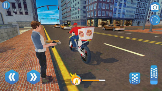 اسکرین شات برنامه Big Pizza Delivery Boy Simulator 4