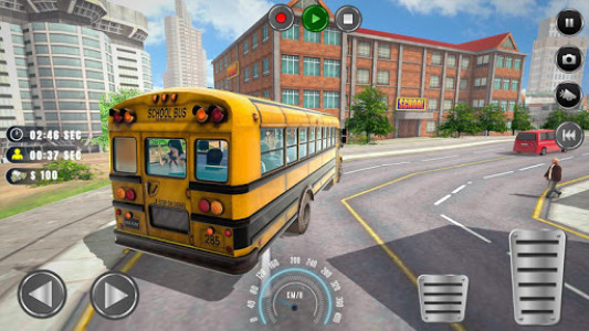 اسکرین شات برنامه City School Bus Driver 2