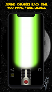 اسکرین شات برنامه Light Saber - Galactic Weapon Simulator 2