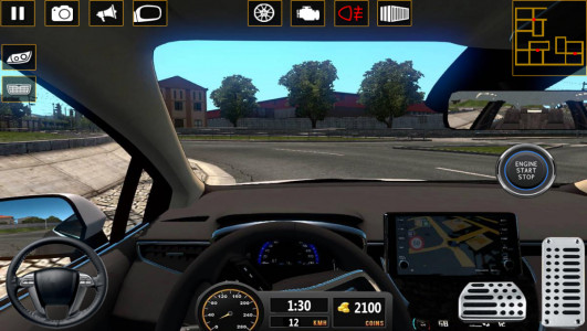 اسکرین شات بازی City Car Driving 3D Car Games 3
