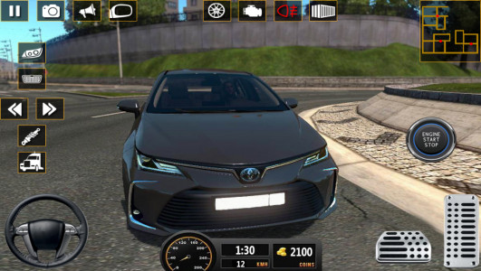اسکرین شات بازی City Car Driving 3D Car Games 1