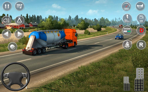اسکرین شات بازی Euro Truck Transport Simulator 8