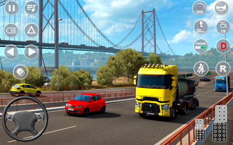 اسکرین شات بازی Euro Truck Transport Simulator 1