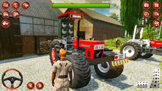 اسکرین شات 7 بازی Indian Tractor Tochan Game 3d