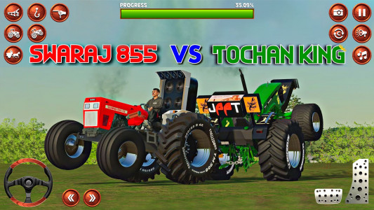 اسکرین شات 2 بازی Indian Tractor Tochan Game 3d