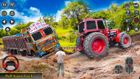 اسکرین شات برنامه Real Tractor Pulling Simulator 3