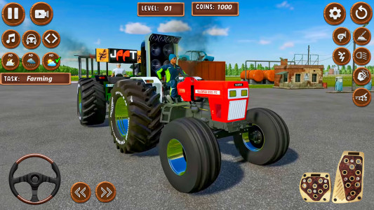 اسکرین شات 1 بازی Tractor Game 3d Indian Farming