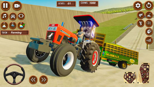 اسکرین شات 3 بازی Tractor Game 3d Indian Farming