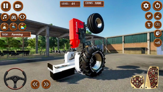 اسکرین شات 2 بازی Tractor Game 3d Indian Farming