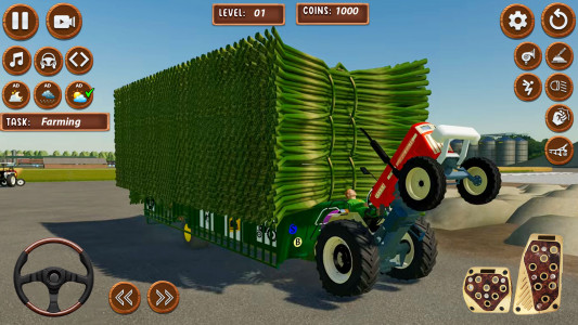 اسکرین شات 7 بازی Tractor Game 3d Indian Farming