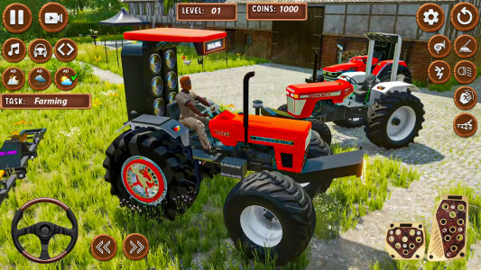 اسکرین شات 5 بازی Tractor Game 3d Indian Farming