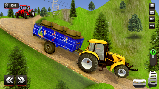 اسکرین شات بازی Heavy Tractor Trolley Game 3D 3