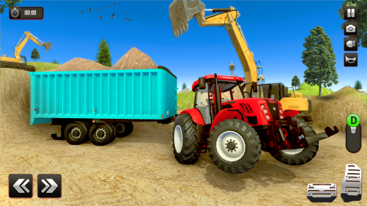 اسکرین شات بازی Heavy Tractor Trolley Game 3D 1