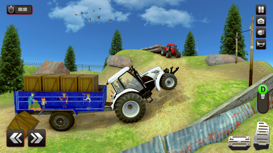 اسکرین شات بازی Heavy Tractor Trolley Game 3D 4