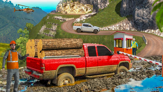 اسکرین شات برنامه Offroad Pickup Cargo Truck 3D 4