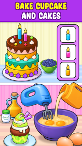 اسکرین شات 3 بازی Kitchen Set Kids Cooking Games