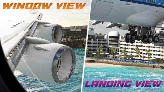 اسکرین شات بازی Plane Games Flight Simulator 5
