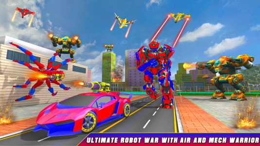اسکرین شات برنامه Spider robot car transform 3D 1