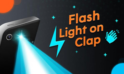 اسکرین شات برنامه FlashLight on Clap - Flash Alerts 1