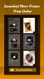 اسکرین شات 5 برنامه Christmas Photo Frames & Cards
