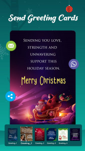 اسکرین شات برنامه Christmas Photo Frames & Cards 2