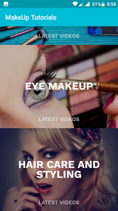 اسکرین شات برنامه Beauty tips for girls, Free makeup lookbook tips 5