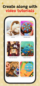 اسکرین شات 3 برنامه Learn Crafts and DIY Arts