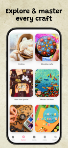 اسکرین شات 2 برنامه Learn Crafts and DIY Arts
