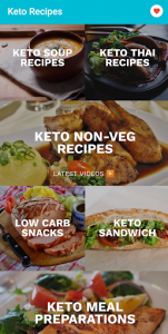 اسکرین شات برنامه Keto Recipes 2