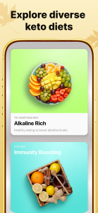 اسکرین شات 5 برنامه Keto Recipes : Keto Diet App