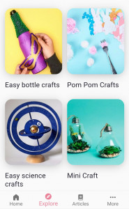 اسکرین شات 4 برنامه DIY School Crafts Ideas
