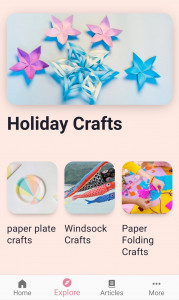 اسکرین شات 2 برنامه DIY School Crafts Ideas