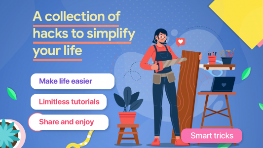 اسکرین شات 2 برنامه Life Hacks and DIY Tips