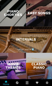 اسکرین شات برنامه Piano Lessons - Learn piano 4